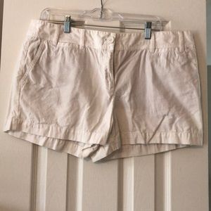 Loft size 14 original white shorts